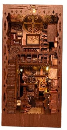 3D Holzpuzzle, Buchstütze, Schreibtisch, Erwachsene, Teenager, Buchstützen, Modellbau, Kreativset