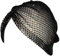 Glitzer-Beanie-Mütze für Damen, Netz, Glitzer, Strass, Fischnetz, Kristall, Diamant-Beanie, Modeschmuck, Haar-Accessoires, BA, Einheitsgröße