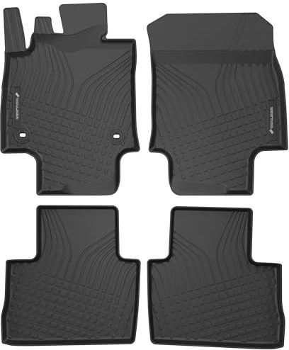 WALSER Premium Fussmatten Auto für Toyota RAV 4 V 12/2018-Heute, Schaltgetriebe, 100% passgenaue Gummimatten Auto - Made in EU, robuste Fußmatten Auto, Auto Fußmatten, Fußmatte Auto