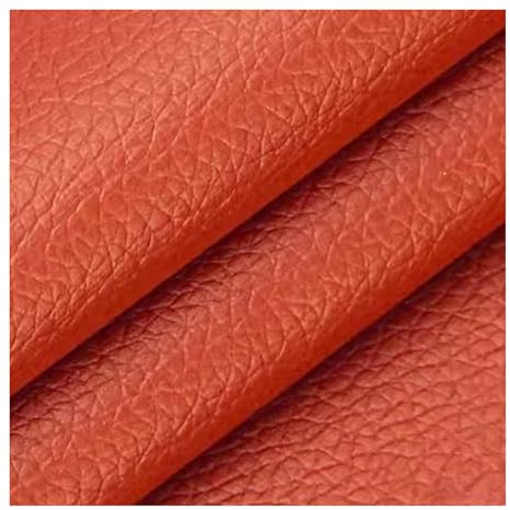 Kunstleder Selbstklebend Selbstklebender Kunstleder Zur Reparatur, Leder Reparatur Kit, Vinyl-Leder-Couch-Patch, PU-Lederflicken Für Möbel, Couch, Stühle, Autositz(Orange)