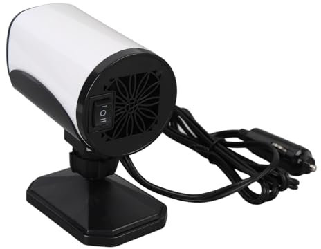 Chauffage de Voiture Portable 2 en 1, 24 V/12 V, Se Branche sur un Briquet, Chauffage et Refroidissement, Dégivrage Rapide du Pare-brise, Désembueur, Chauffage 12 V pour Voiture