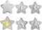 Silikonformen Gießformen Silikonformen Kerzen Silikonformen DIY Gipsformen zum Gießen Silikonform Home Gießform für Beton Buchstaben Gießform Groß (White, 11X10CM)