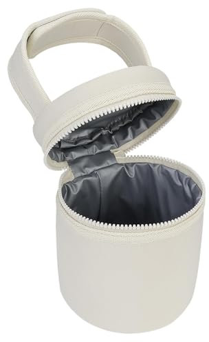 Uhngw Muttermilch-Reise-Kühler, isolierte Flaschentaschen, Milchflaschen-Tasche mit abnehmbarem Riemen, isolierte Flaschentaschen, passend für 2 große 237 ml Flaschen für Reisen im Freien
