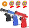XOXVURI Pack Of 3 Rubber Band Gun Toy, Easy Load Foldable Handmade Toy Gun Mit Ziel, 180 Rubber Bands, Foldable, Soft Elastic Rubber Bands, Rubber Launcher, Teenager Shooting Game Outdoor