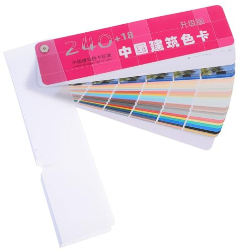 Generico 1 Set Cartella Colori Vernice Carte Campione Standard Di Della Vernice Carte Di Vernice Carte Colori Pittura Ad Olio Carte Campione Di Colori Di Vernice Carta