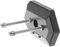 Kisangel Skateboard-Präsentationsständer Skateboard-Lager Element-Skateboard Gestell Storage Shelves Storage Shelf Skateboardzubehör Skateboardhalter zum Aufhängen an der Wand Abs Black