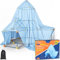 Fort Bausatz XL + Erweiterungspaket - 122 Teile – Inkl. Aufbewahrungstasche & Aufgaben E-Book – Konstruktionsspielzeug für Kinder – Kreatives Bauset – DIY Höhle Bauen – Montessori Lernspielzeug
