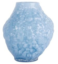 ByON Corallo Vase S – Mundgeblasene Glasvase – 13,5 cm – Handgefertigt – Skulpturales Design mit organischer Korallenstruktur – In Ozeanblau, Spülmaschinenfest, 5280607612