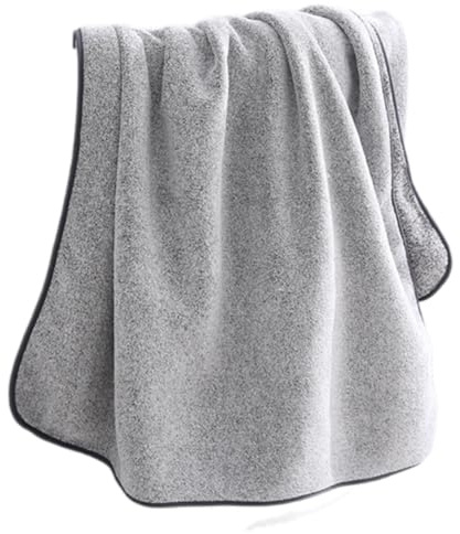 JDNH Grande asciugamano in fibra di bambù, super assorbente, spesso, comodo telo da bagno in bambù da spiaggia