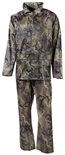 MFH Herren 2-Teilig Regenanzug Czech Woodland