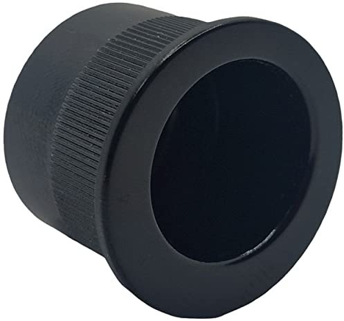 Universal Hardware Small Finger Pull Sliding Handles Reccessed Flush Fitting Pocket Insert Sliding Doors (Black)