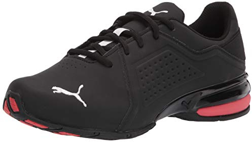 PUMA Herren Viz Runner Sneaker, schwarz/weiß, 40 EU