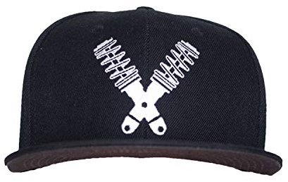 dresscode Snapback Cap Auto Low Tuning Car Boost Turbo schwarz Motorsport Classic
