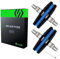 Chooee V-Brake Bremsschuhe 2 Paar,70mm Bremsbeläge für Shimano Schwarz/Blau