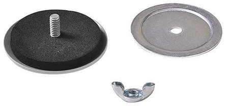 Knockout Seal, Gasketed, Oil Tight Hole Seals, 1 1/2, Steel, Gray Painted (1)