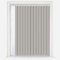 Vertical Blinds - Made to Measure - 89mm - Complete Blind - Dolphin Fabric- GREY (Up To 150cm(1500mm), Up To 240cm(2400mm))