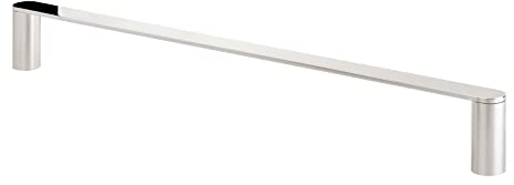 SOTECH Handtuchhalter Boston rund Länge 600 mm x Höhe 30 mm x Tiefe 70 mm | Edelstahl poliert Schrankhandtuchhalter Tuchhalter Wandmontage Handtuchreling