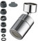 360° Swivel Kitchen Faucet Aerator - 2 Flow Extension Sprayer with Adapter for Bathroom Sink - Big Angle Swivel Brass Water Saving Tap Attachment