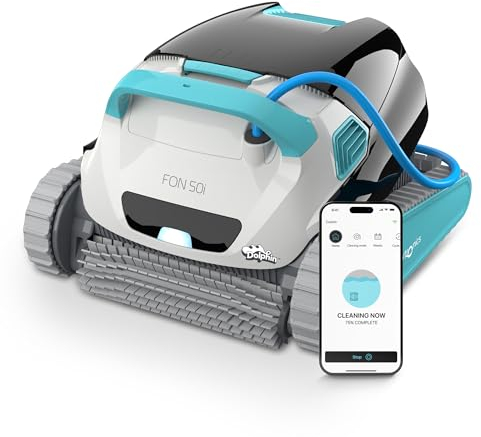 Dolphin Fon 50i Robot limpiafondos automático para Piscinas enterradas de 15m - Sube Paredes - Control por la App
