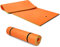 GOPLUS 348 x 183 cm, alfombra flotante de espuma XPE resistente, boya flotante para 4-6 personas y 3 capas, carga máxima 300 kg, adecuada para piscina, playa (naranja, 348 x 183 cm)
