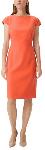 Comma Midi Kleid mit Teilungsnähten