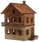Fonowx DIY Holzhaus Haus zusammenbauen 1/72 Modelle Haus