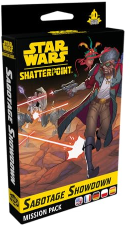 Atomic Mass Games, Star Wars: Shatterpoint – Sabotage Showdown, Mission Pack Erweiterung, Tabletop, 2 Spieler, Ab 14+ Jahren, 90-120 Minuten, Deutsch, Mehrsprachig