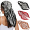 Kajeer 3 Stück Kopftuch Bandana Halstuch für Damen - 90x90cm Große Satin Seidentuch Weiches Satinschal Haarschal für Frauen