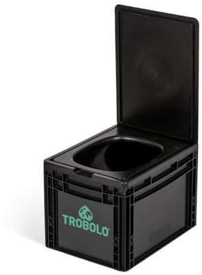 TROBOLO BilaBox, Eurobox Composting Toilet, Portable Urine Diverting Dry Toilet for Camping and Vanlife