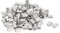 Yinchus 2.5 mm One Hole Wire Rope Aluminium Sleeves Clip Cable Crimps Pack of 100