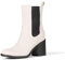 Amazon Essentials Stivaletti Chelsea con tacco Donna, Sabbia, 44.5 EU