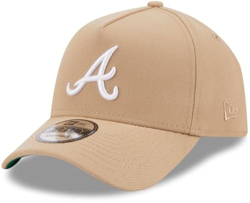 New Era 9Forty A-Frame Cap - Atlanta Braves Camel