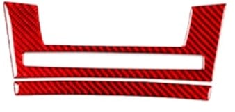 Innenaufkleber Für 5 Series E60 2004 2005 2006 2007 Sitzheizung Button Panel Abdeckung Trim Aufkleber Carbon Faser Auto Innen Zubehör Panel-Aufkleber (Farbe : B2)