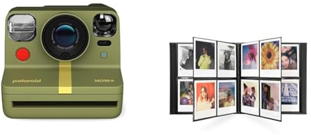 Polaroid Now+ Gen 2 Instant Camera - Forest Green & 6044 Photo Album - Large