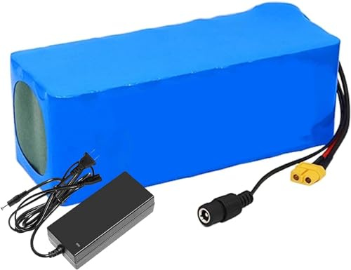 Pacco Batterie Per Bici Elettriche 36V 52V 8AH 10AH 12AH 15AH 18AH 20AH 25AH Batteria Di Ricambio Capacità Ad Alta Potenza Batterie Al Litio Per Mountain Elettrica Monopattino 36V20AH,XT60