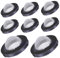 8 Stück Wasserhahn Sieb, Siebdichtung Dichtung O Ring Dichtung Dusche Edelstahl Schlauchdichtung Gummi Scheibe Mesh-Gummidichtung Dichtungsringe mit Sieb für 3/4 Zoll Gartenschlauch Brausekopf