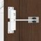 Heavy Duty Gate Closer - Automatic Hydraulic Spring Loaded Door Closure, for Interior Exterior Doors - Overhead Fire Rated Closer Kit, with Adjusting Rod and Screws