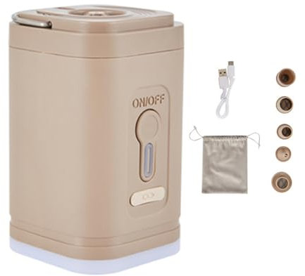 YIWEOG Inflador eléctrico inalámbrico portátil Multifuncional, Bomba de vacío y Inflable para Exteriores de Doble Uso, inflador de colchón, Bomba de vacío
