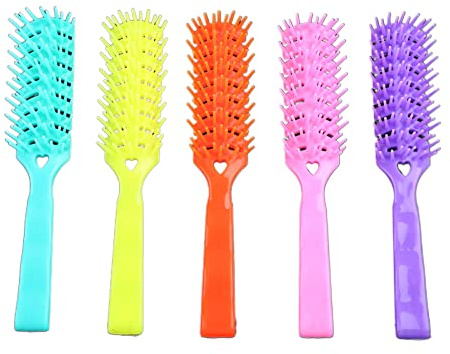 Haarbürste, gebogen, belüftet, schnelleres Föhnen, professionelle gebogene Entlüftungs-Styling-Haarbürste, Paddel-Entwirrungsbürste