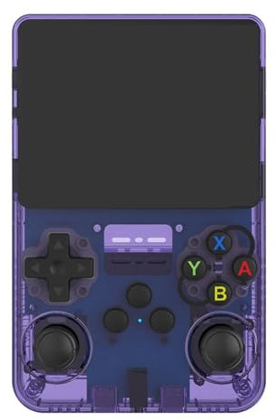 Consola de videojuegos de mano retro, pantalla IPS de 3.5 pulgadas, reproductor de video portátil de bolsillo, consola de juegos para niños, regalo de cumpleaños o Navidad