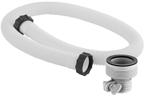 Generico Tubes de rechange pour pompe à filtre piscine – Tuyau résistant aux rayons UV, piscines hors sol | pour piscine, pièces de rechange pour pompes de piscine fiables et de longue durée pour