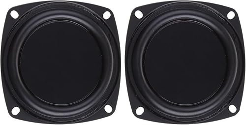 Cldaisy 2Pcs Black Woofer Radiator Bass Passive Speaker 3 Low Frequency Loudspeaker Diaphragm Guitars Speaker Accessories