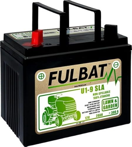 Fulbat U1-9 SLA Tondeuse autoportée Batterie 12 V 28 Ah 300 A