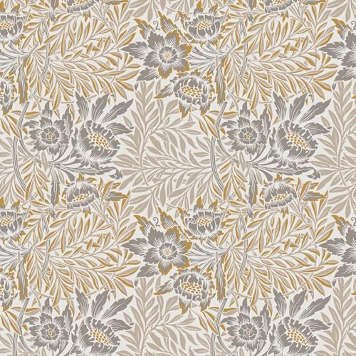 Profhome Retro Tapete 390583-GU Vliestapete beige grau ocker-gelb weiß 0,53 m x 10,05 m = 5,33 m2