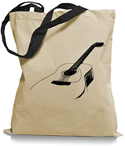 Ma2ca Unplugged Gitarre Tragetasche/Bag/Jutebeutel WM2-black