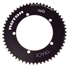 Rotor Unisex – Adulto R-Ring R47 144x5 1/8 Black Track Plata, Negro, 47