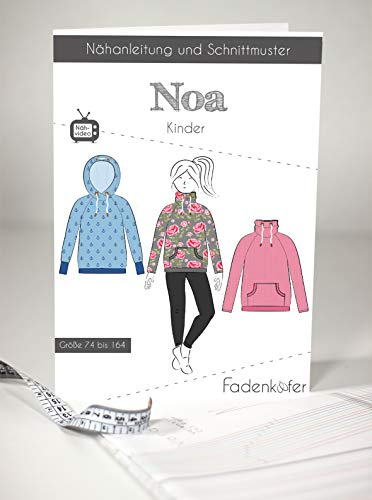 Schnittmuster und Nähanleitung - Kinder Pullover - Noa