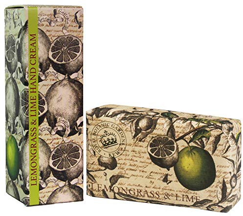 Royal Botanic Gardens KEW Hand Cream & Shea Butter Set - Lemongrass & Lime