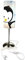 CreaDesign TI-1121-38 Pinguin hellblau Nachttischlampe Kinderzimmer mit Namen, Kinder Tischlampe/Schlummerlicht mit Schalter für Steckdose, E14, 38 cm hoch