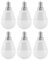Haofy G45 5W E12 Basis Kandelaber LED-Lampen dimmbar, 350, warmweiß 3500K, Filament Klarglas, 6er Pack